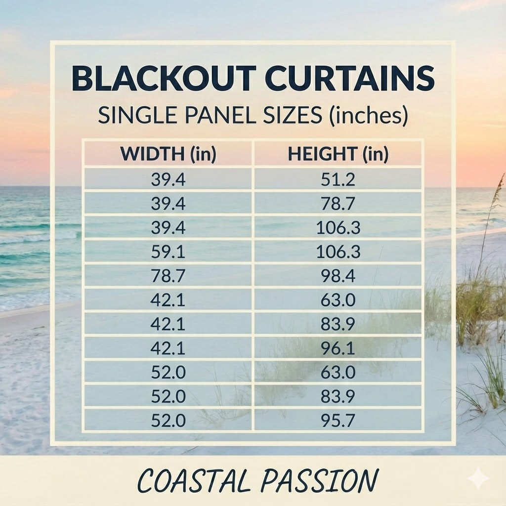 Sea Turtle Waves Blackout Curtains