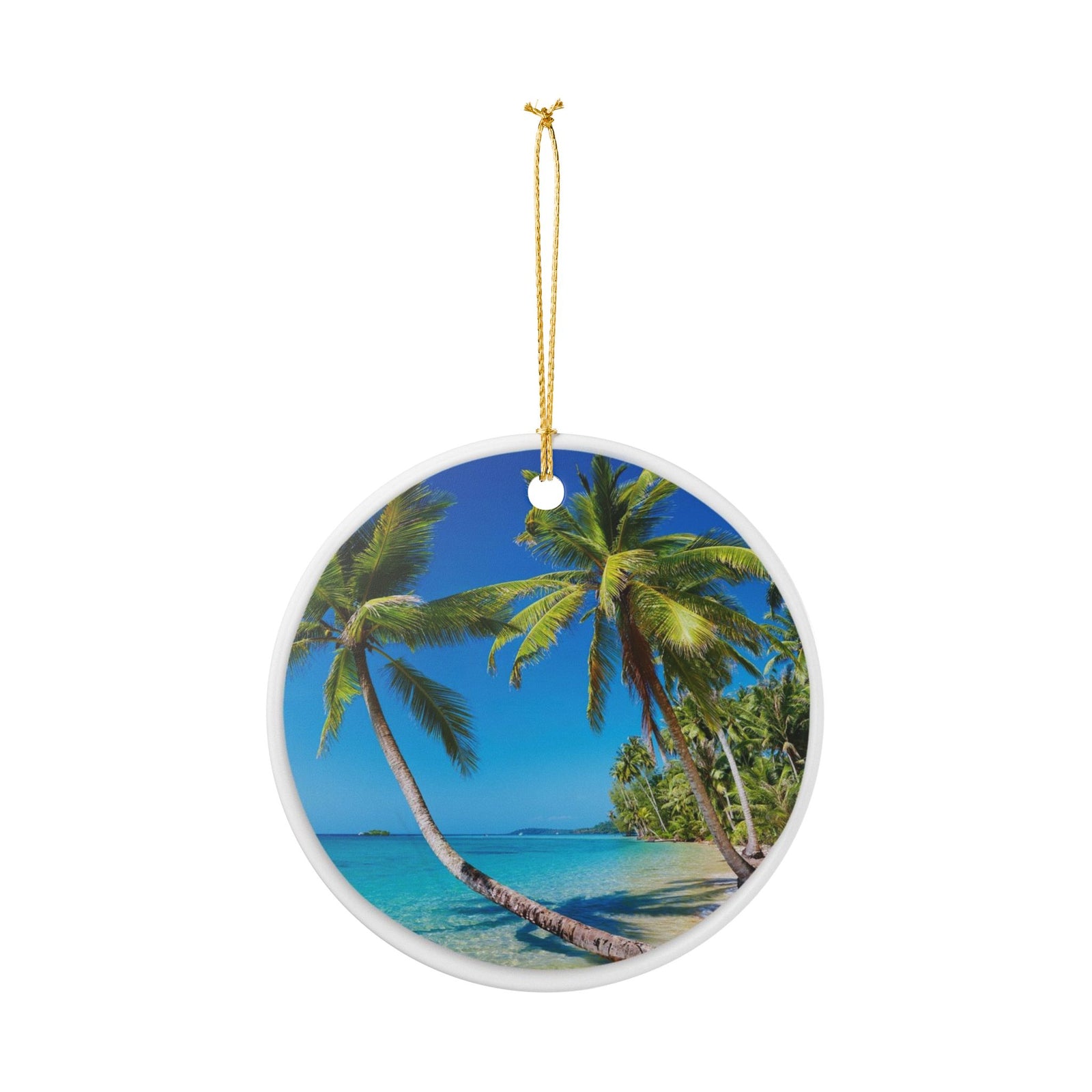 Paradise FoundCeramic Ornament - Coastal Holiday Decoration