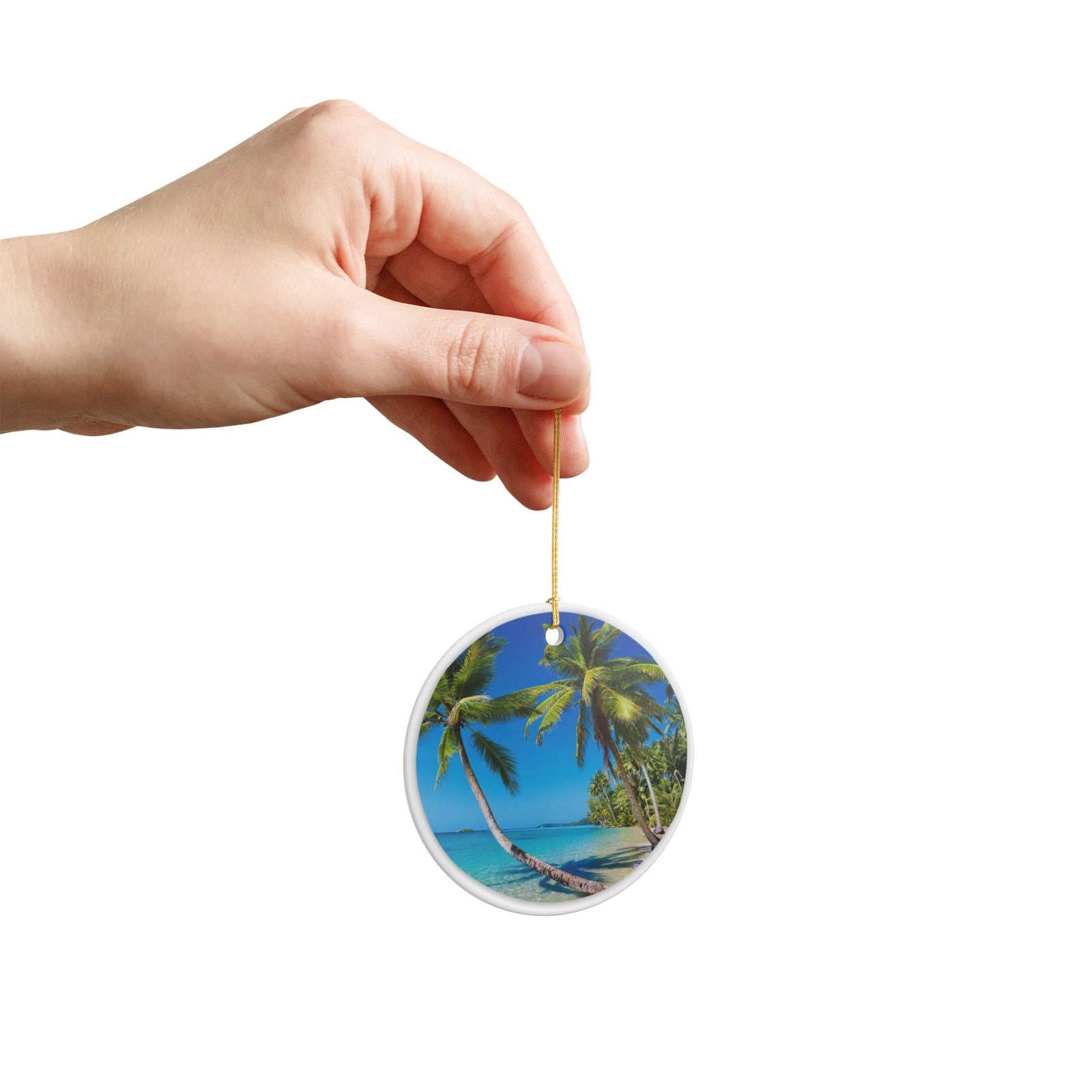 Paradise FoundCeramic Ornament - Coastal Holiday Decoration