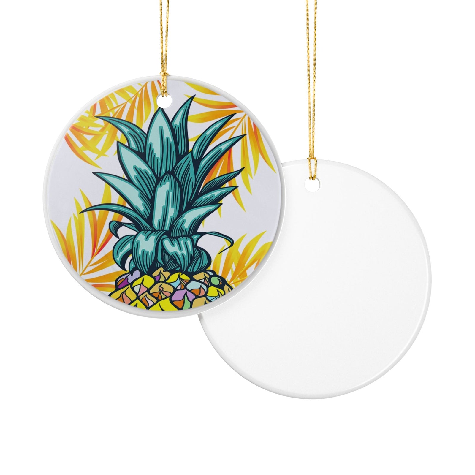 Tropical Queen Ceramic Ornament - Coastal Holiday Decoration