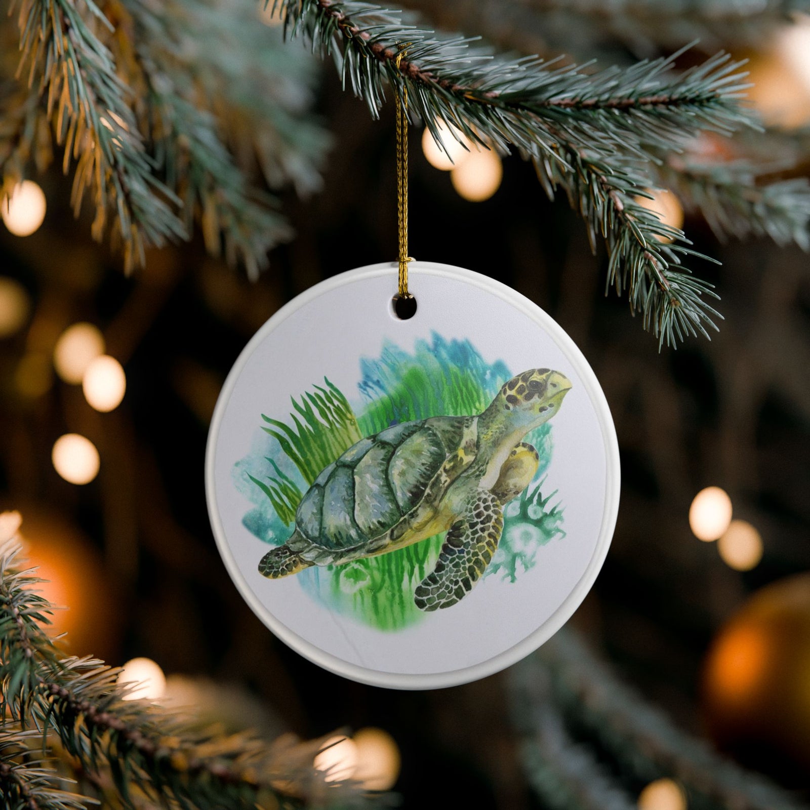 Sea Wanderer Ceramic Ornament - Coastal Decoration