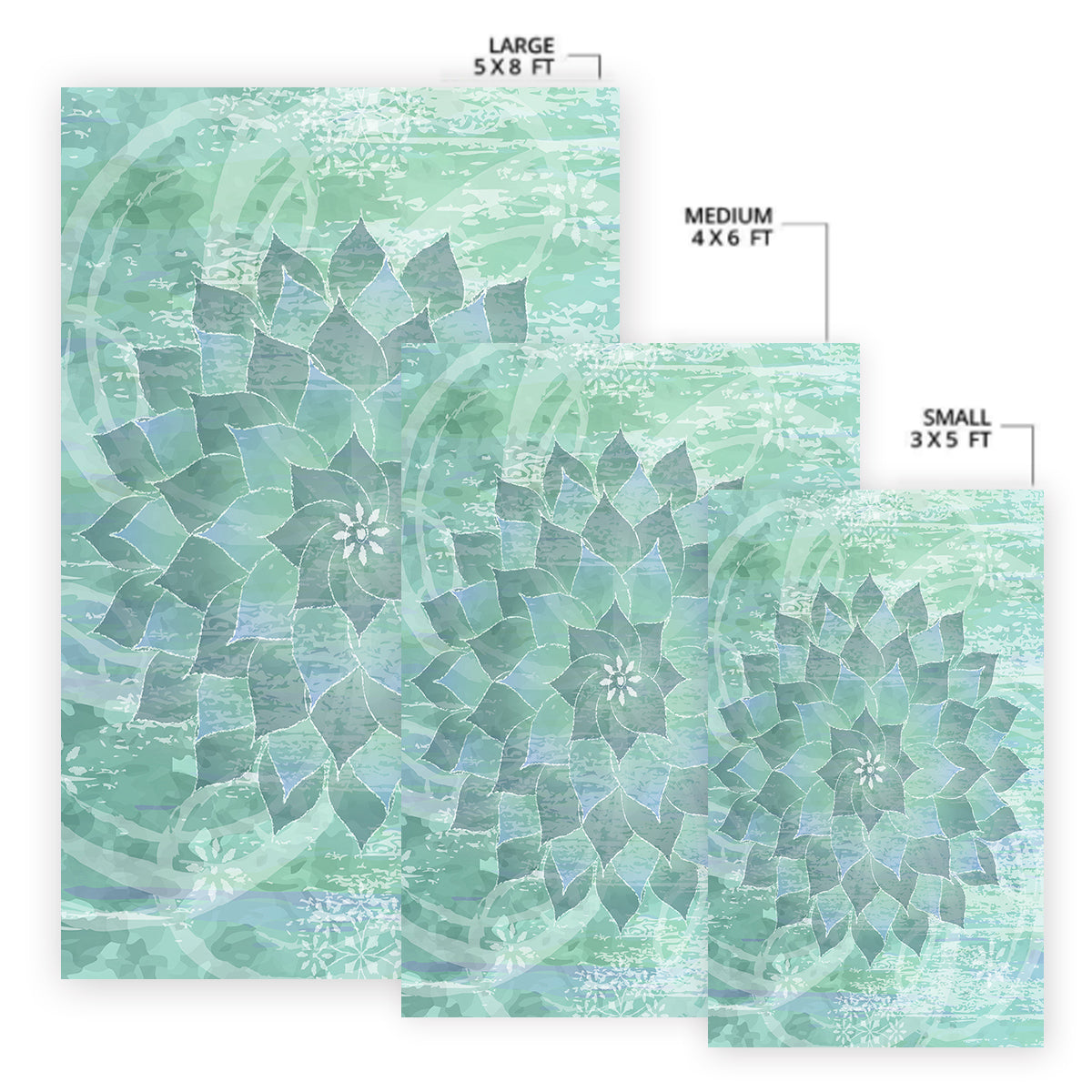 The Ocean Hues Area Rug