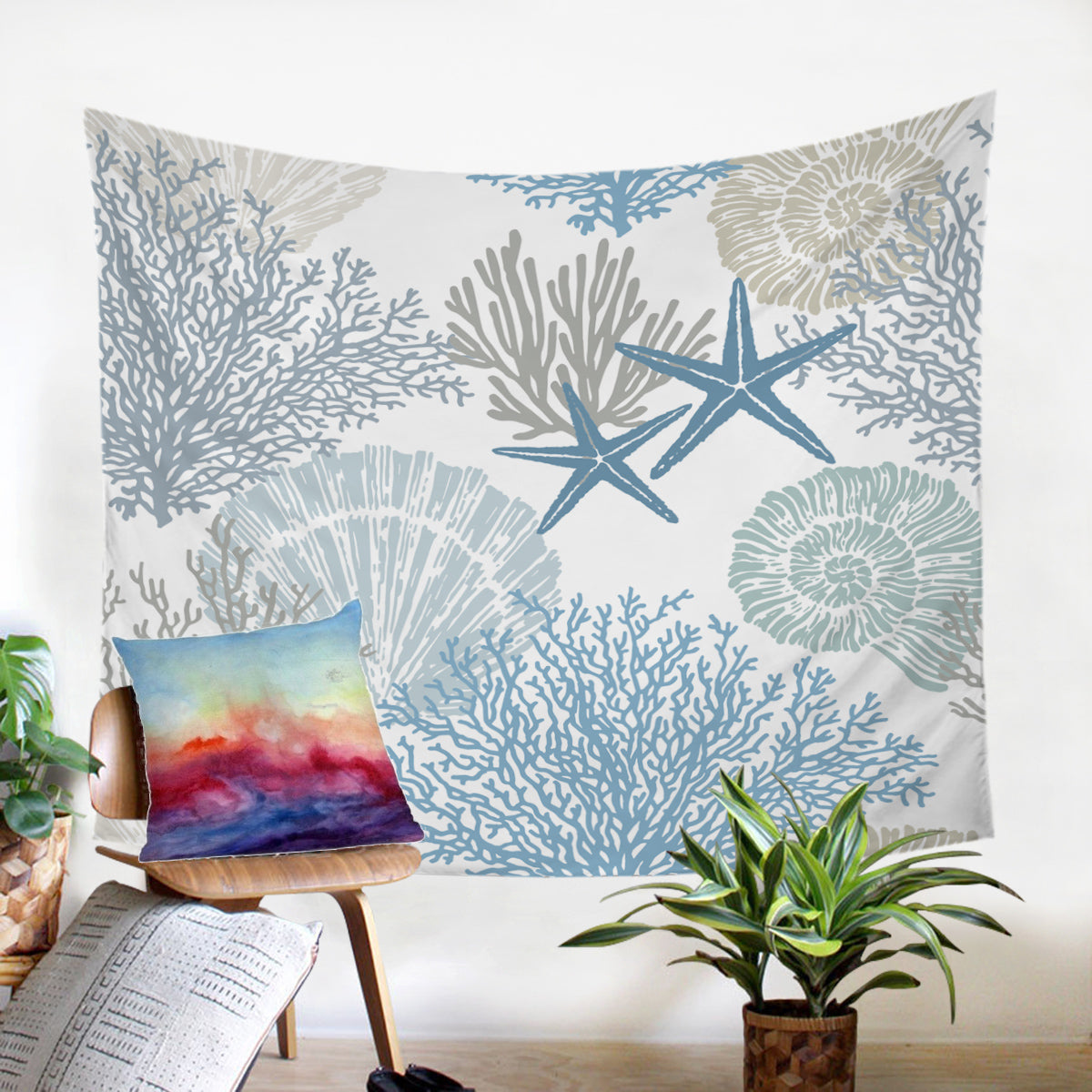 Coastal Coral Tapestry