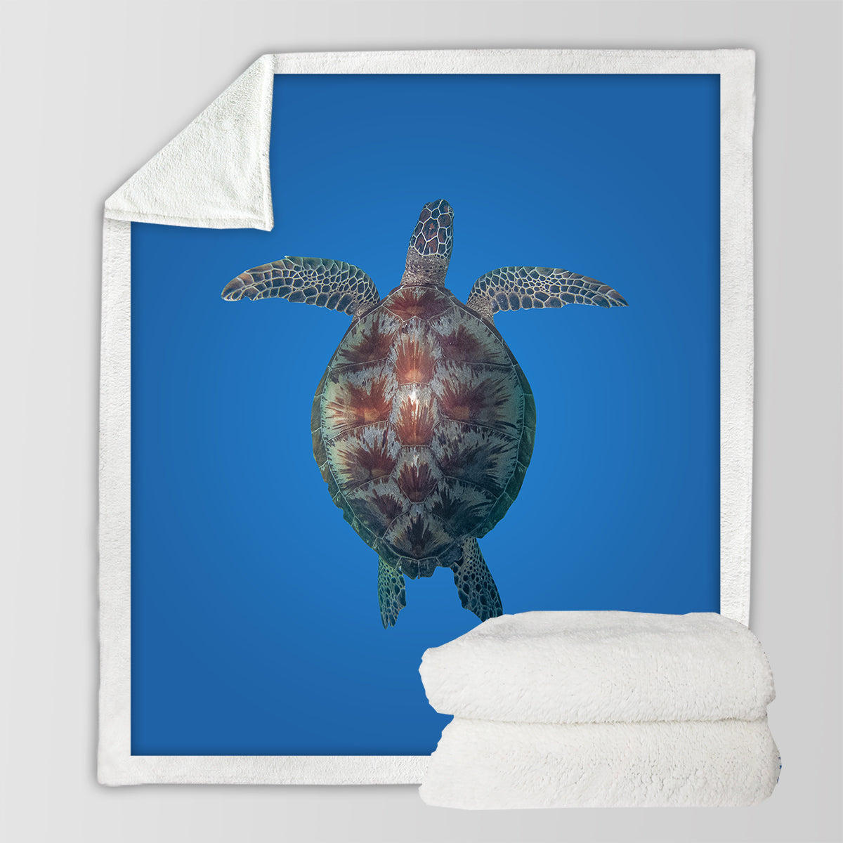 Turtle Soft Sherpa Blanket