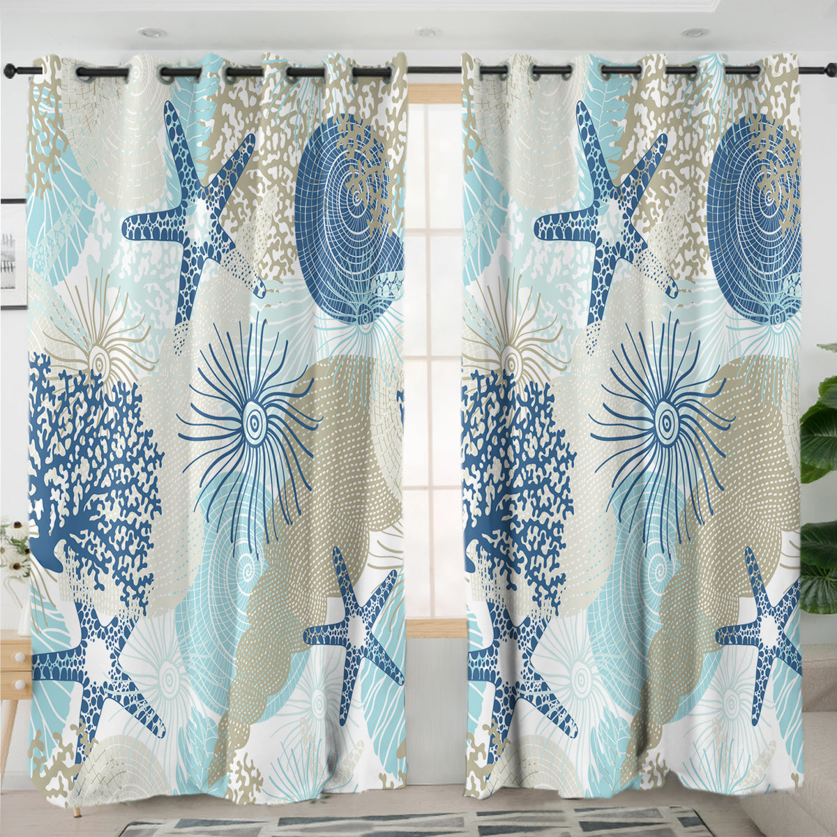 Beach Treasures Curtains