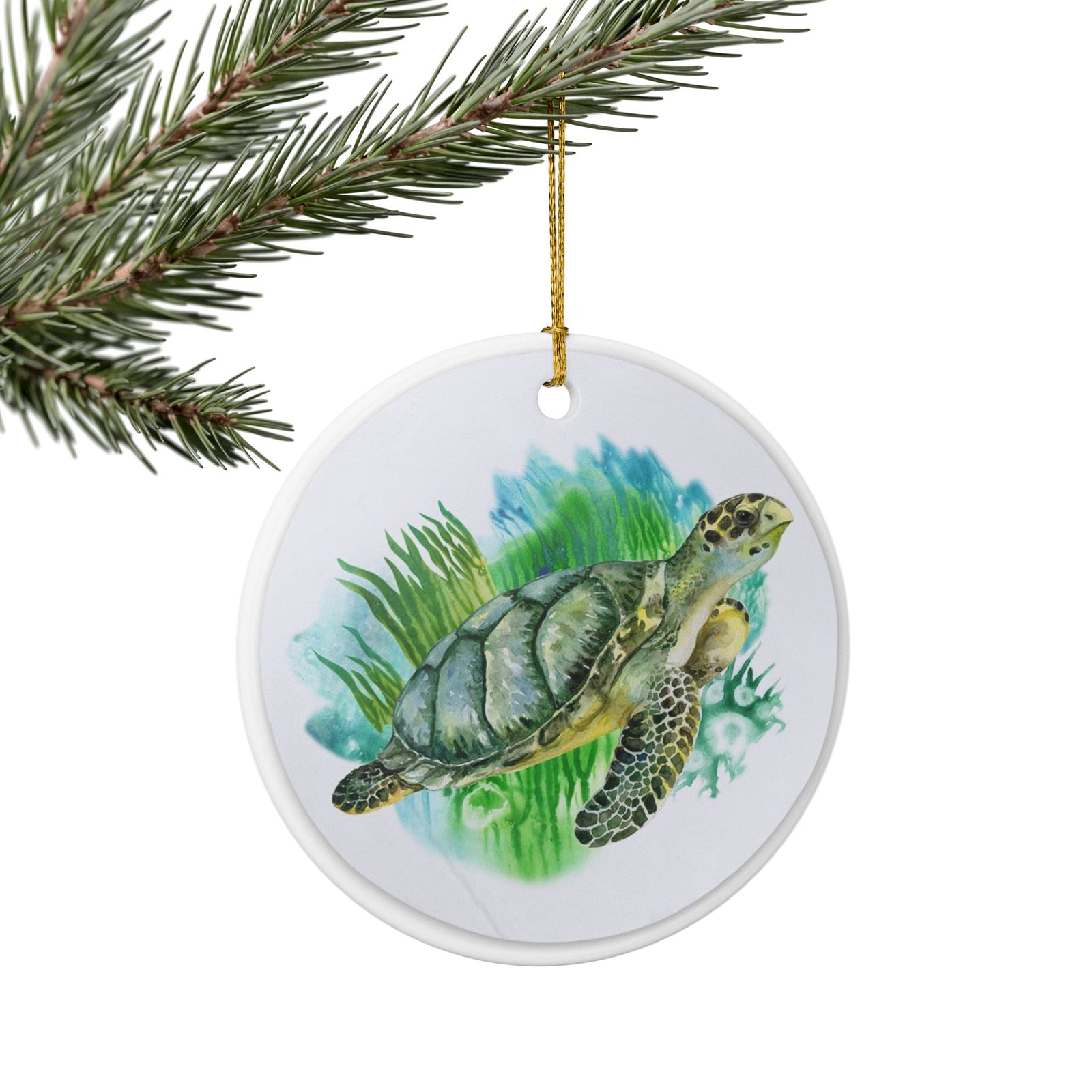 Sea Wanderer Ceramic Ornament - Coastal Decoration