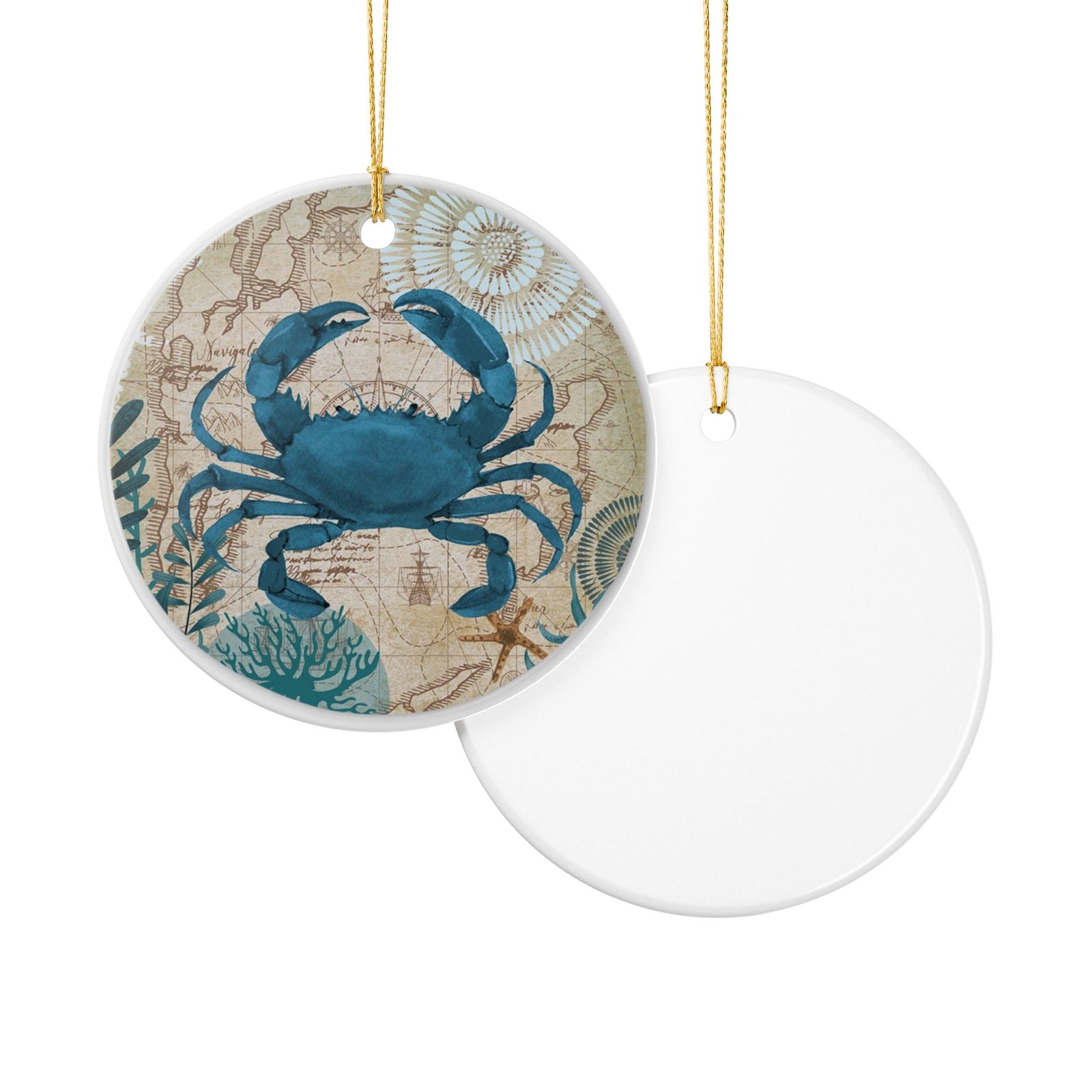 Coastal Navigator Ceramic Ornament - Coastal Decoration