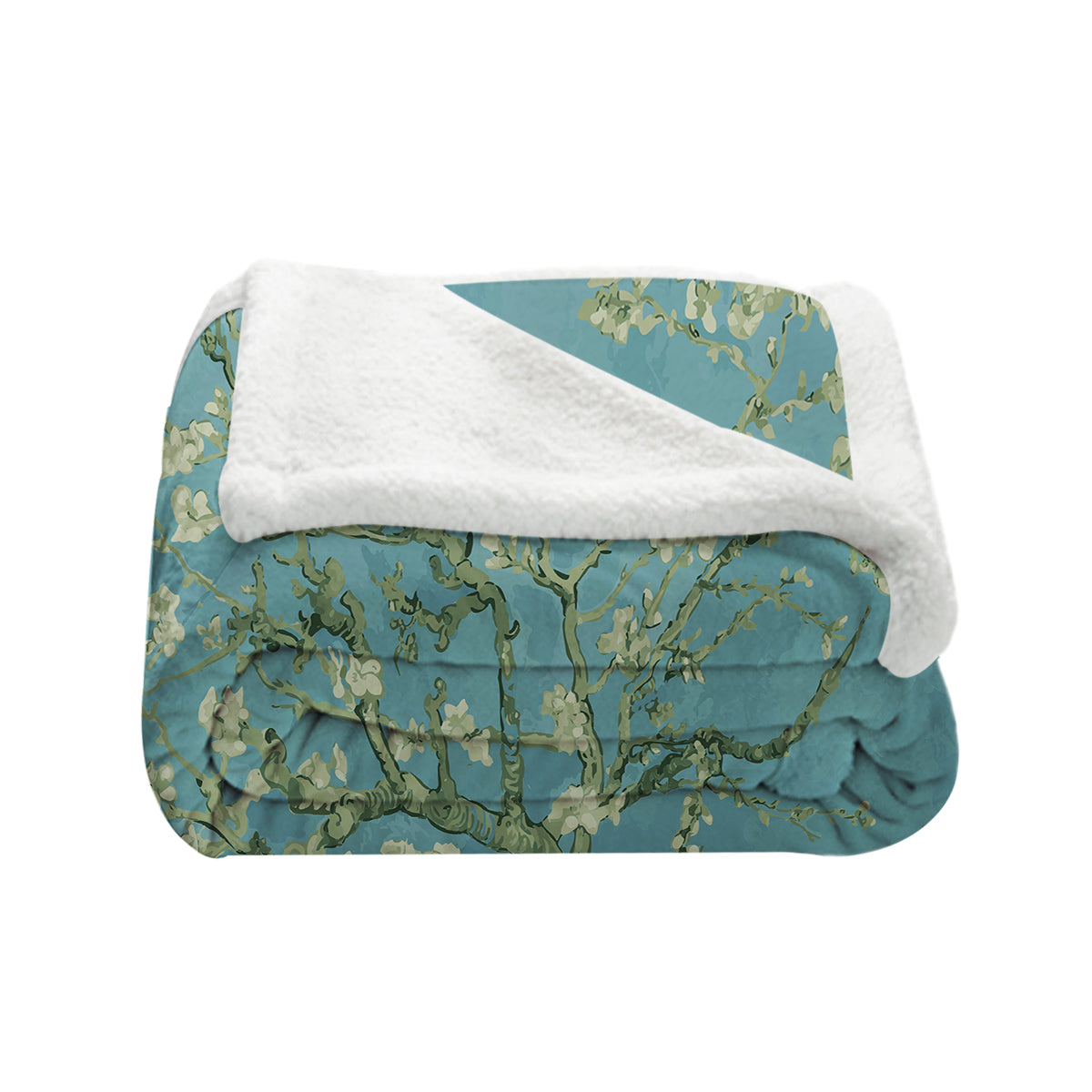Van Gogh Almond Blossoms Bedspread Blanket