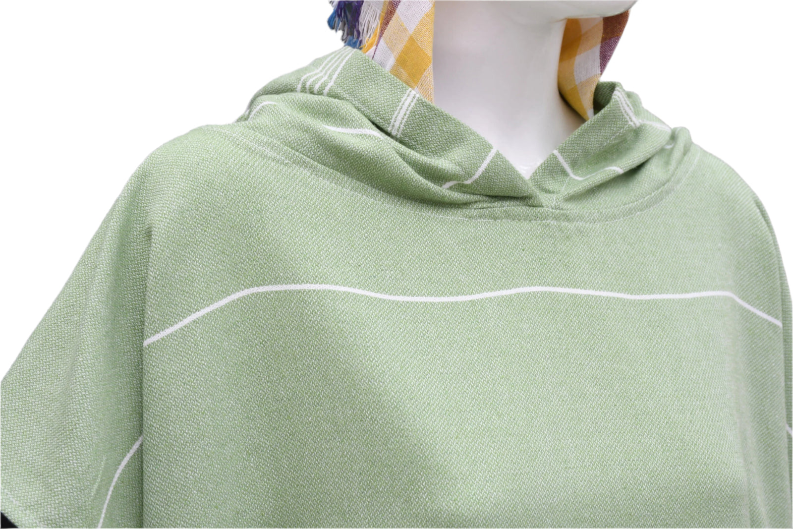 Orange Quick-Dry Poncho Hoodie