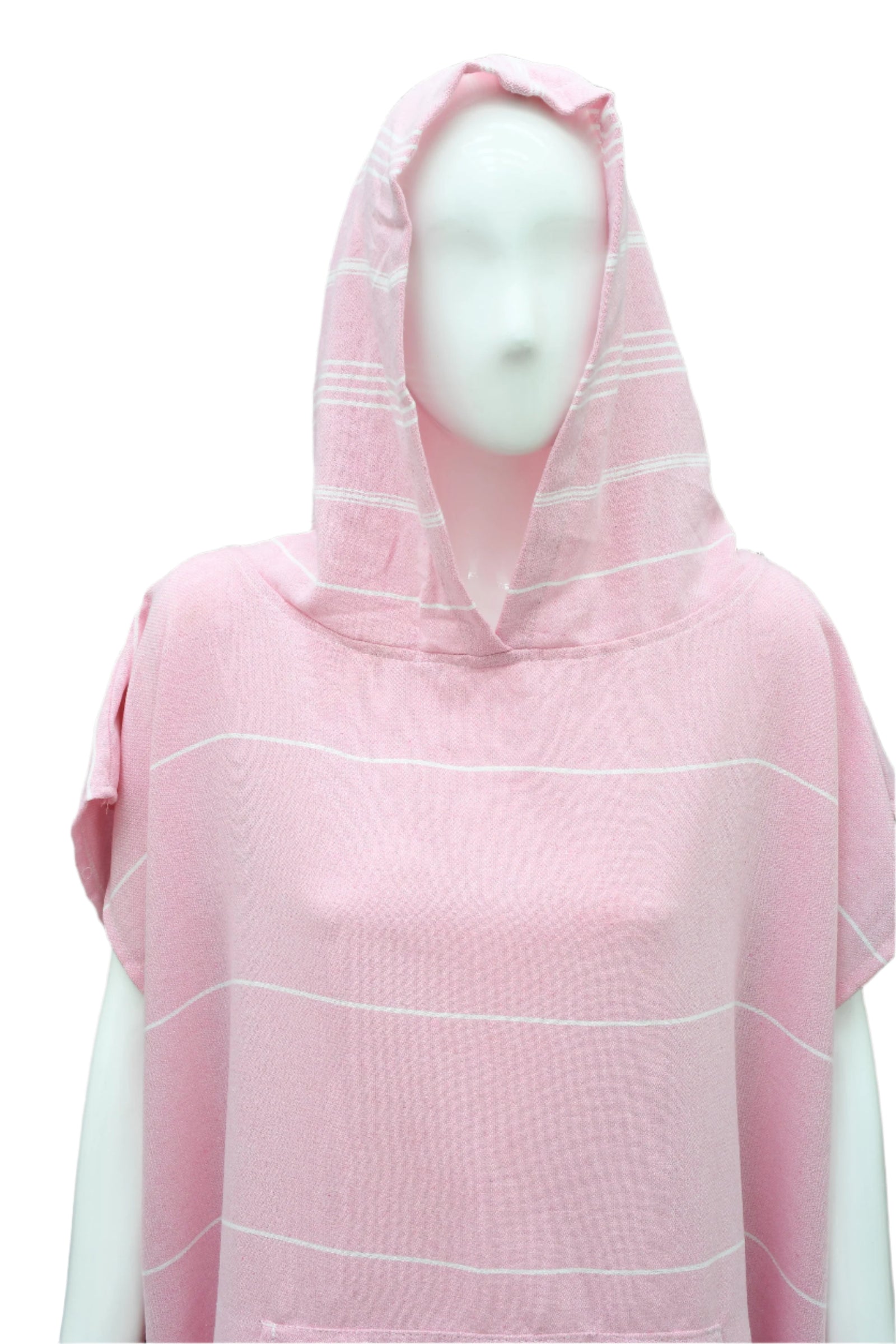 Orange Quick-Dry Poncho Hoodie