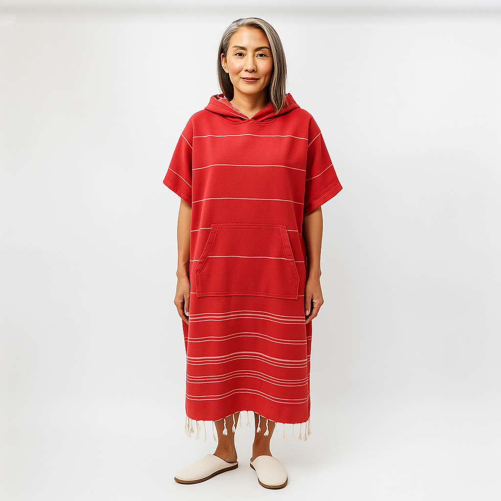 Quick-Dry Poncho Hoodie