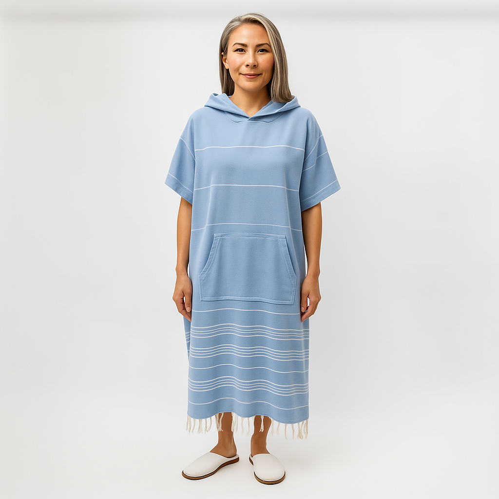 Quick-Dry Poncho Hoodie