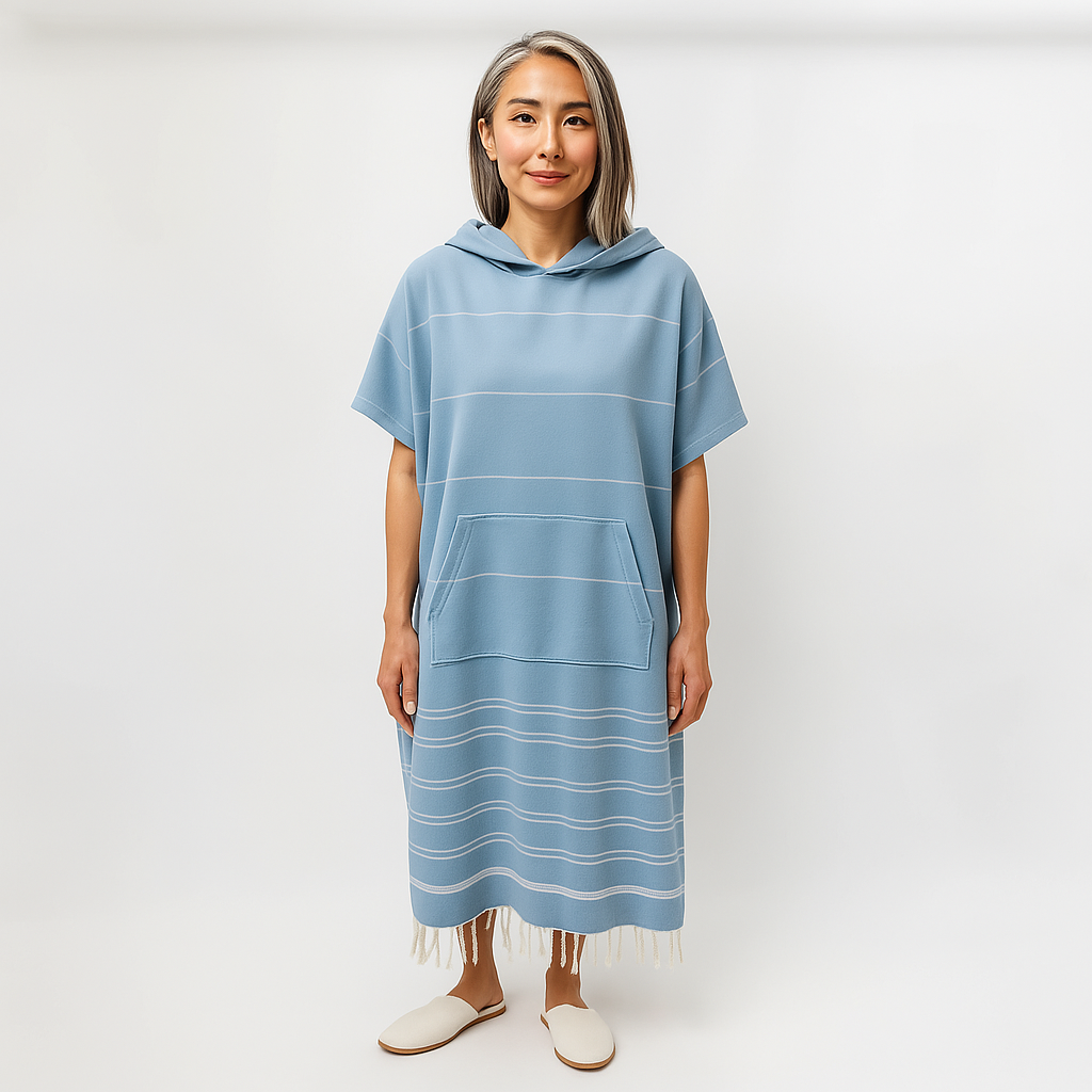 Quick-Dry Poncho Hoodie