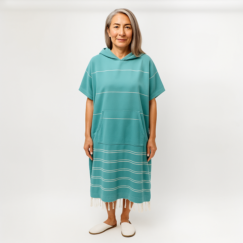 Quick-Dry Poncho Hoodie