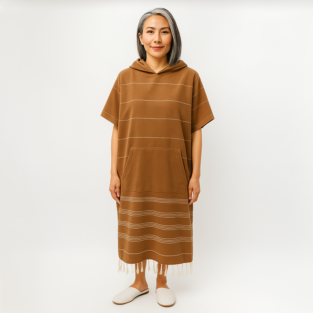 Quick-Dry Poncho Hoodie