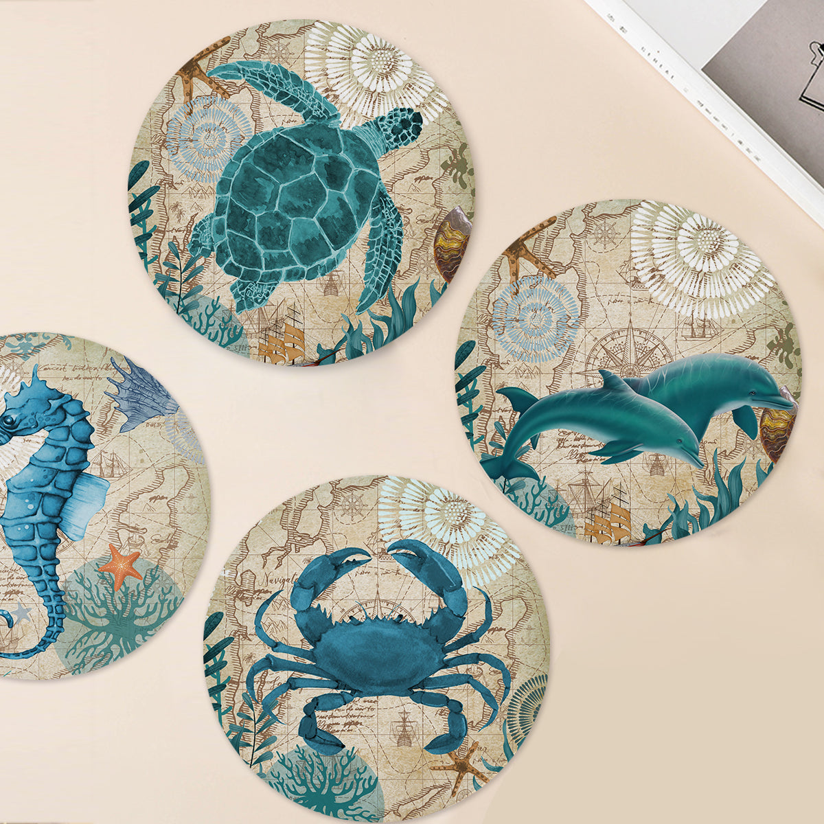 Sealife Love Table Placemat