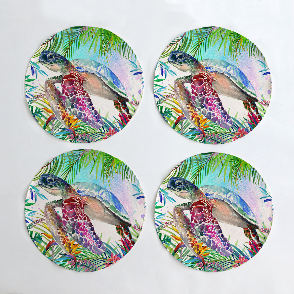 Tropical Sea Turtle Table Placemat