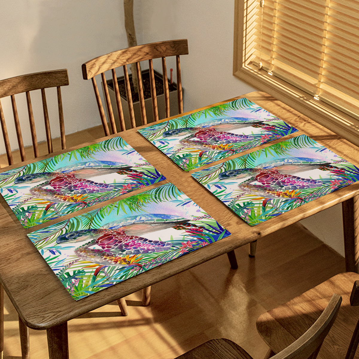 Tropical Sea Turtle Table Placemat