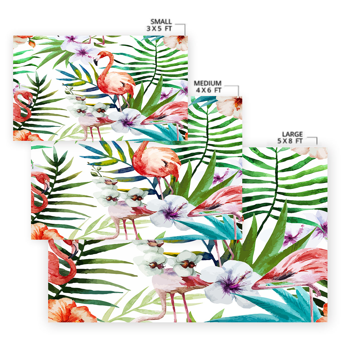 Flamingo Tropics Area Rug