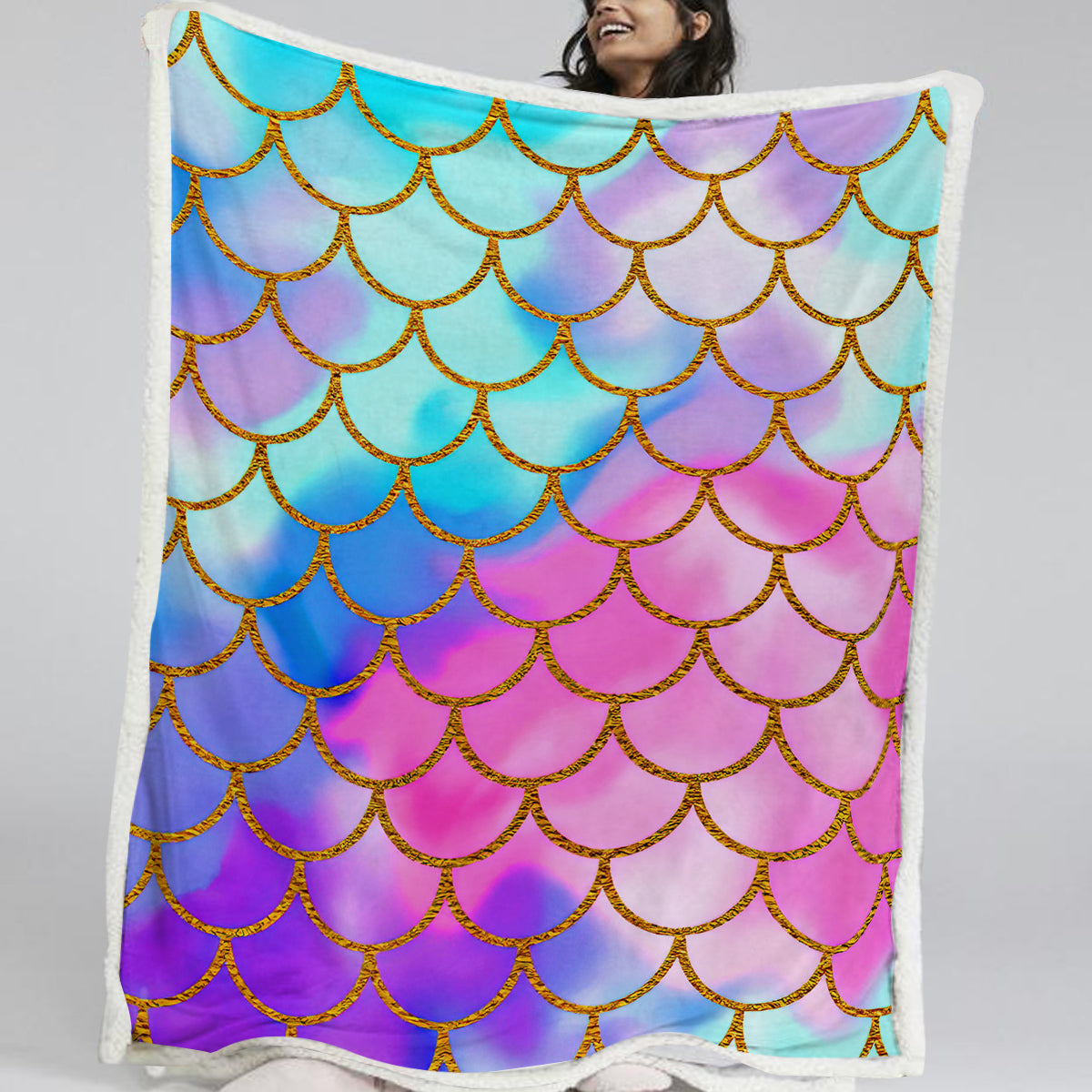Mermaid Passion Soft Sherpa Blanket