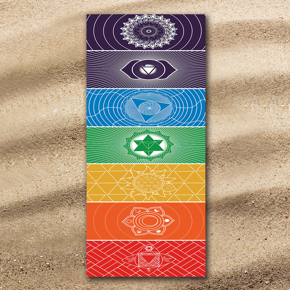 Chakra Yoga Extra Large Towel