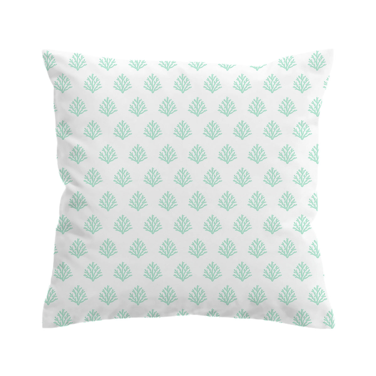 Coral Mint Comforter with Shams and Pillow Cover