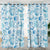 Blue Seashells Curtains