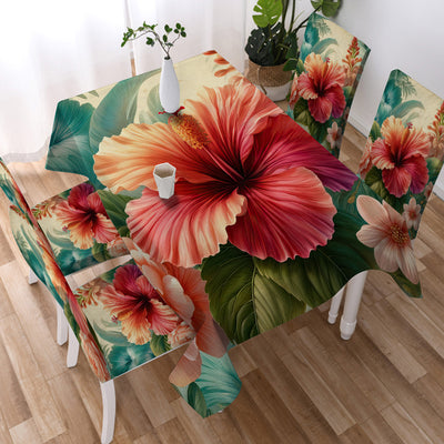 Hibiscus Flower Chair Cover