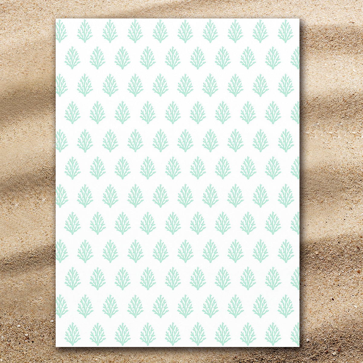 Coral Mint Extra Large Beach Towel