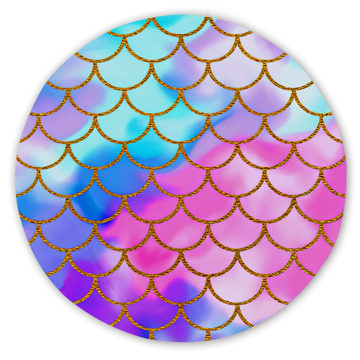 Mermaid Passion Round Area Rug