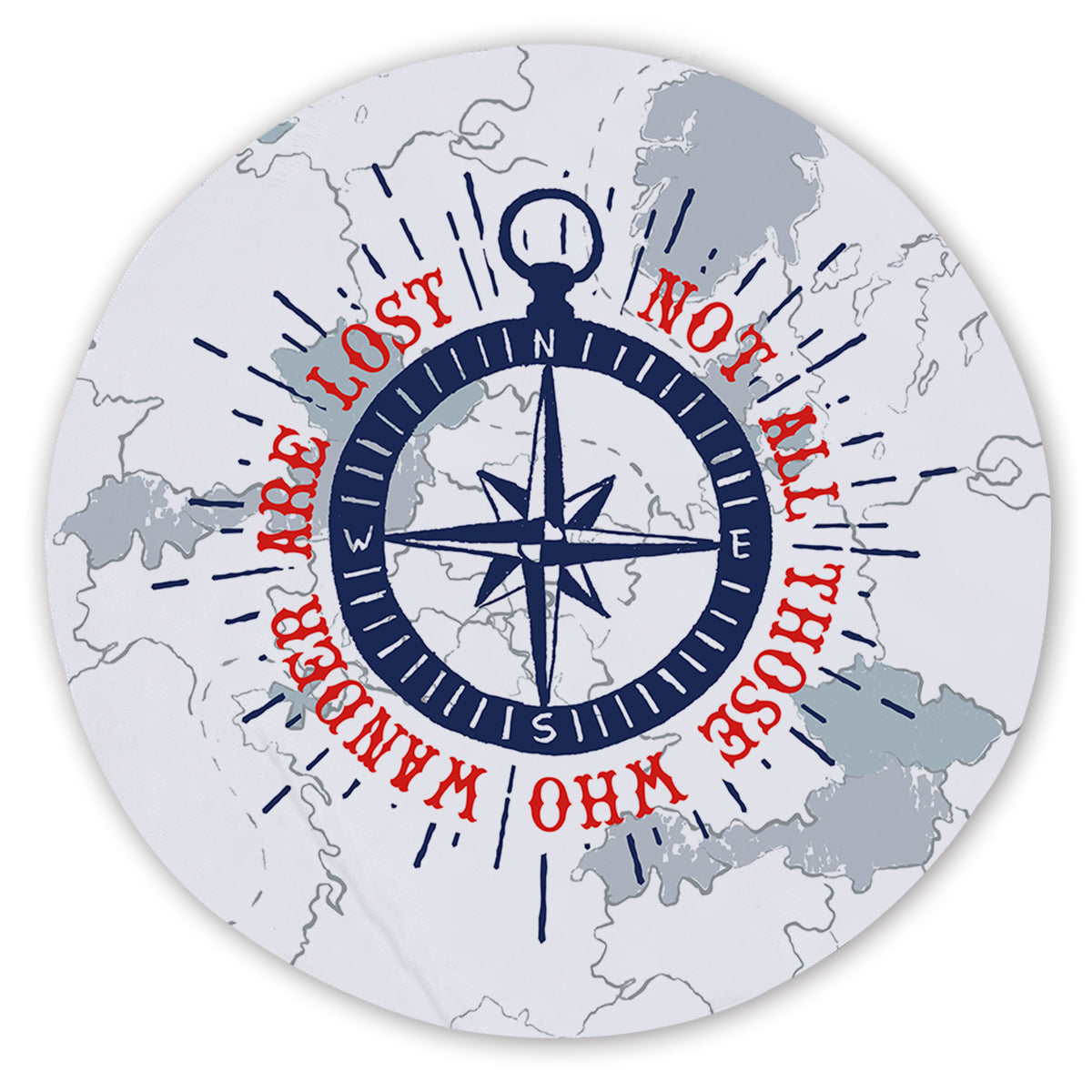 The Seafarer Round Area Rug