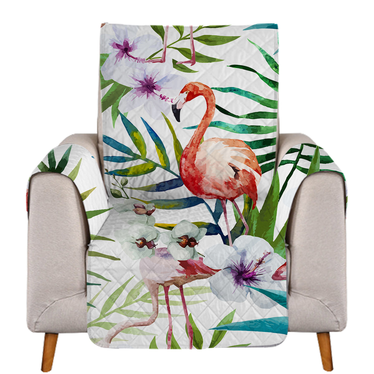 Flamingo Tropics Sofa Cover