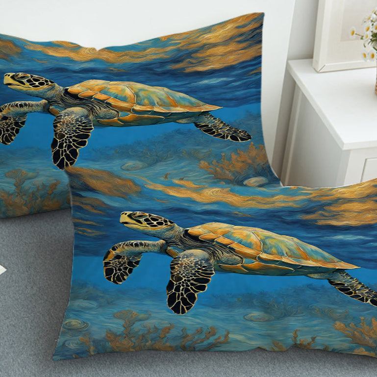 Sea Turtle Skies Pillow Sham