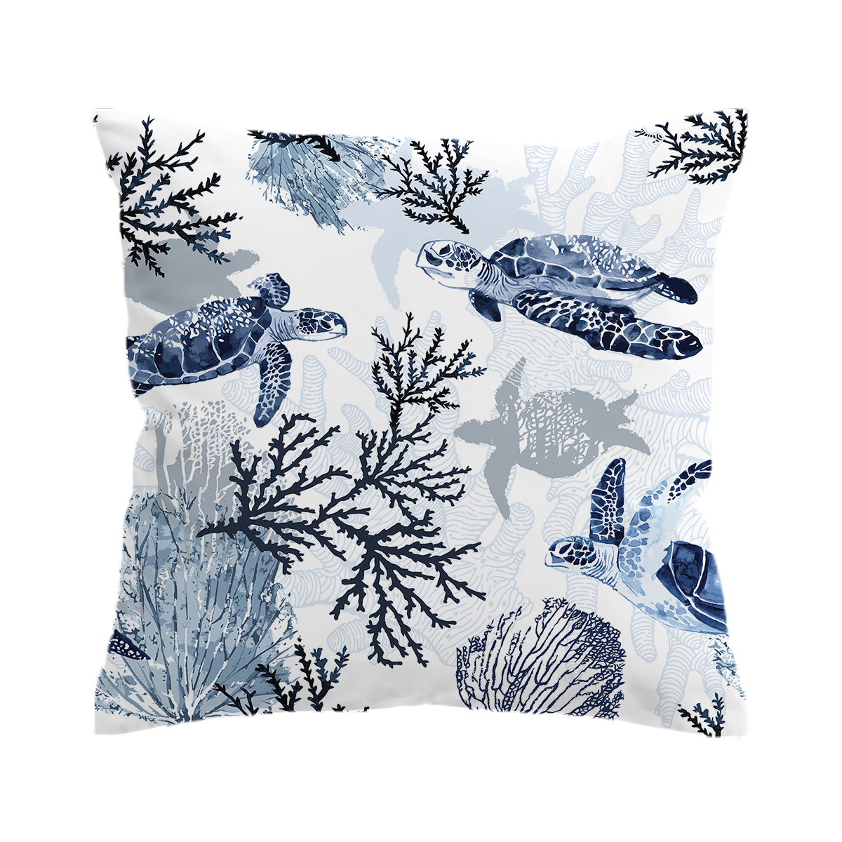 Sea Turtle Wonders Pillow Cover