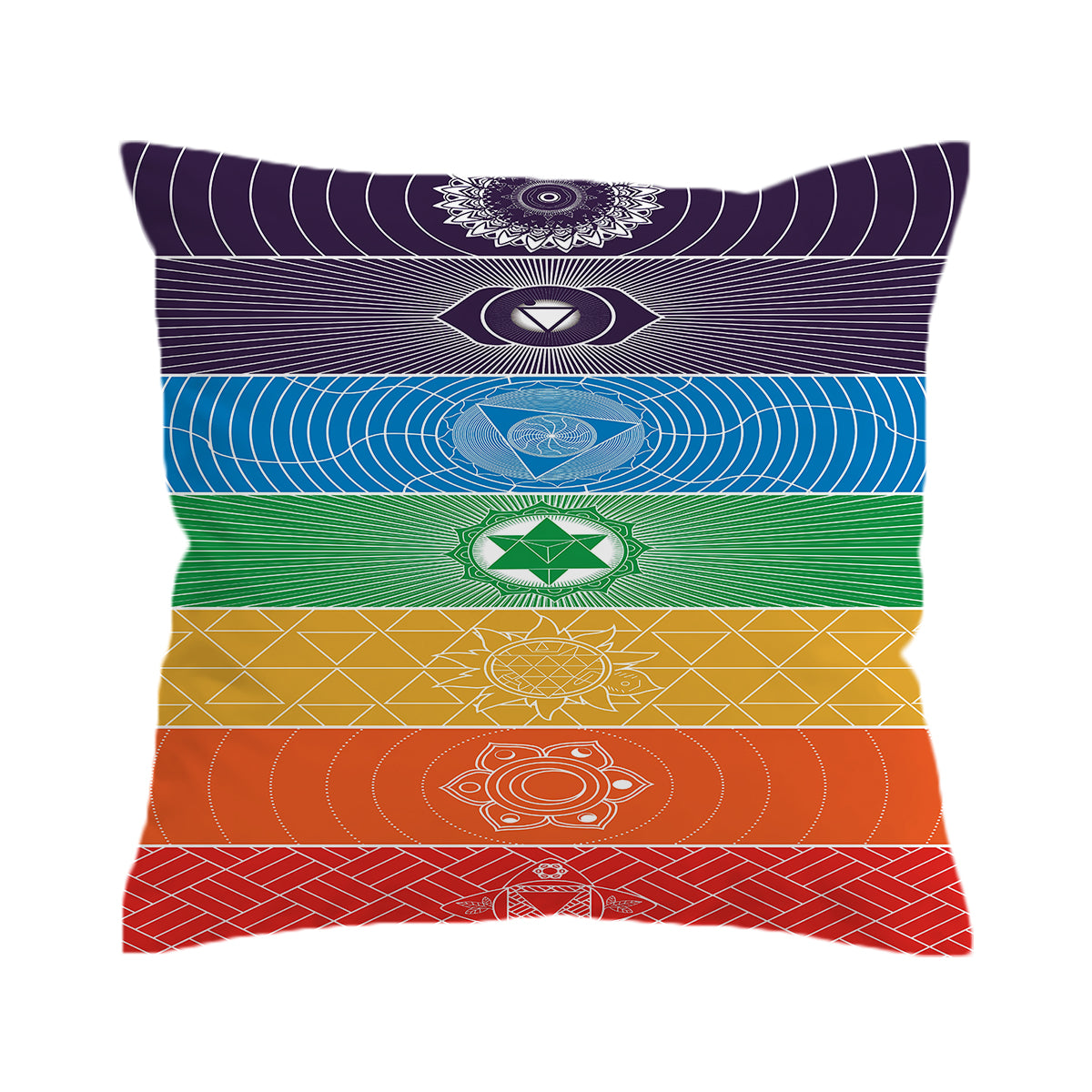 Chakra Yoga Comforter with Shams and Pillow Cover