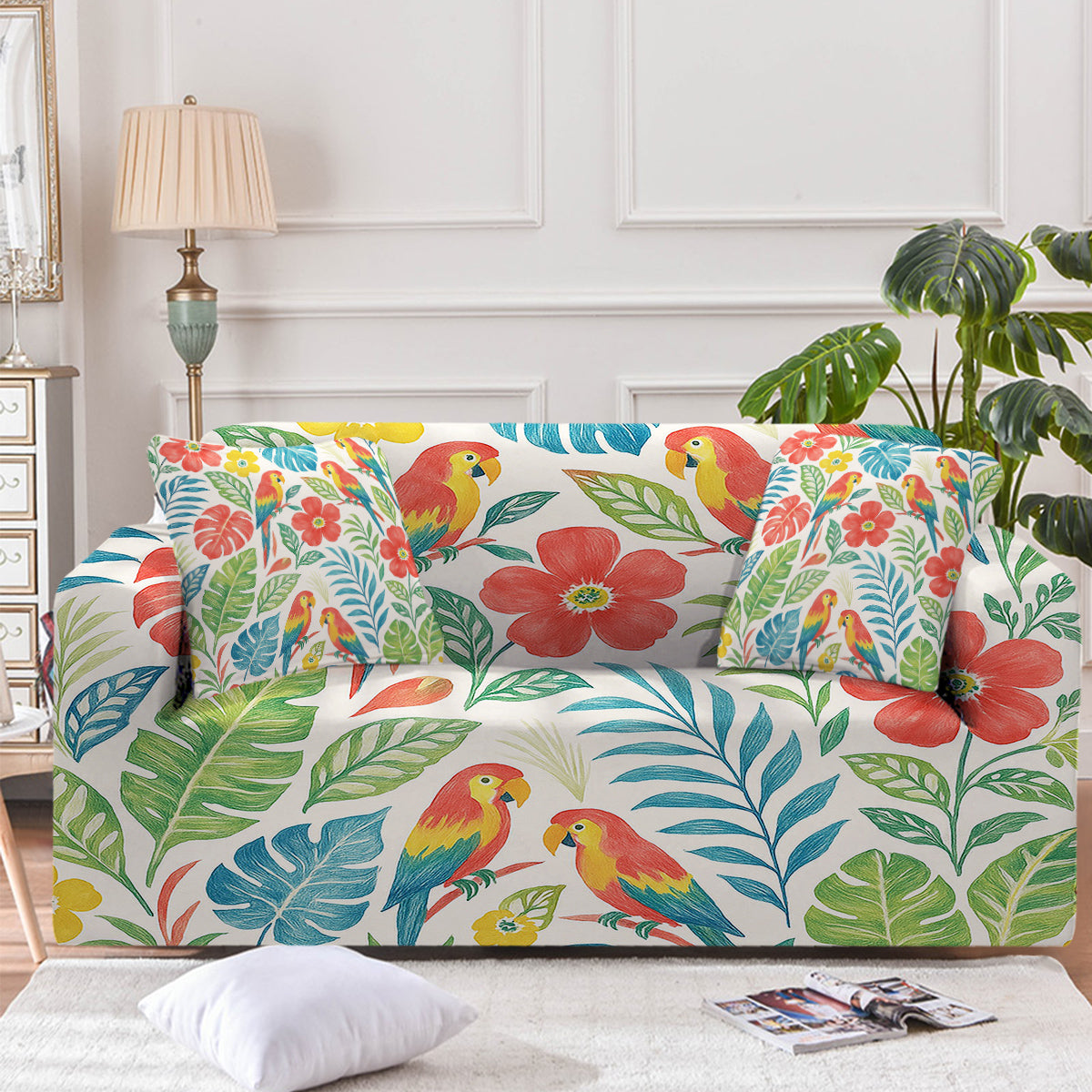 Classic Tropical Couch Cover