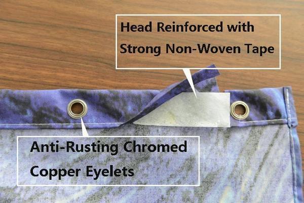 Waves of Blue Shower Curtain