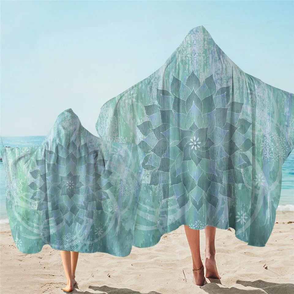 The Ocean Hues Hooded Towel