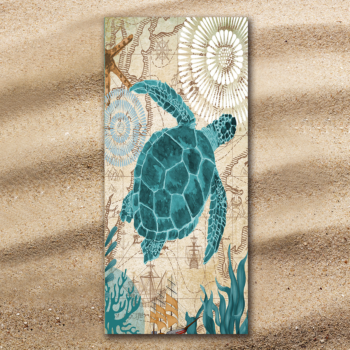 Sea Turtle Love Extra Large Towel