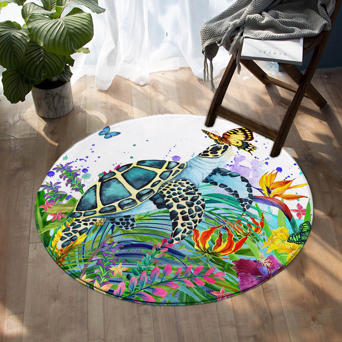 Tortuga Bay Round Area Rug