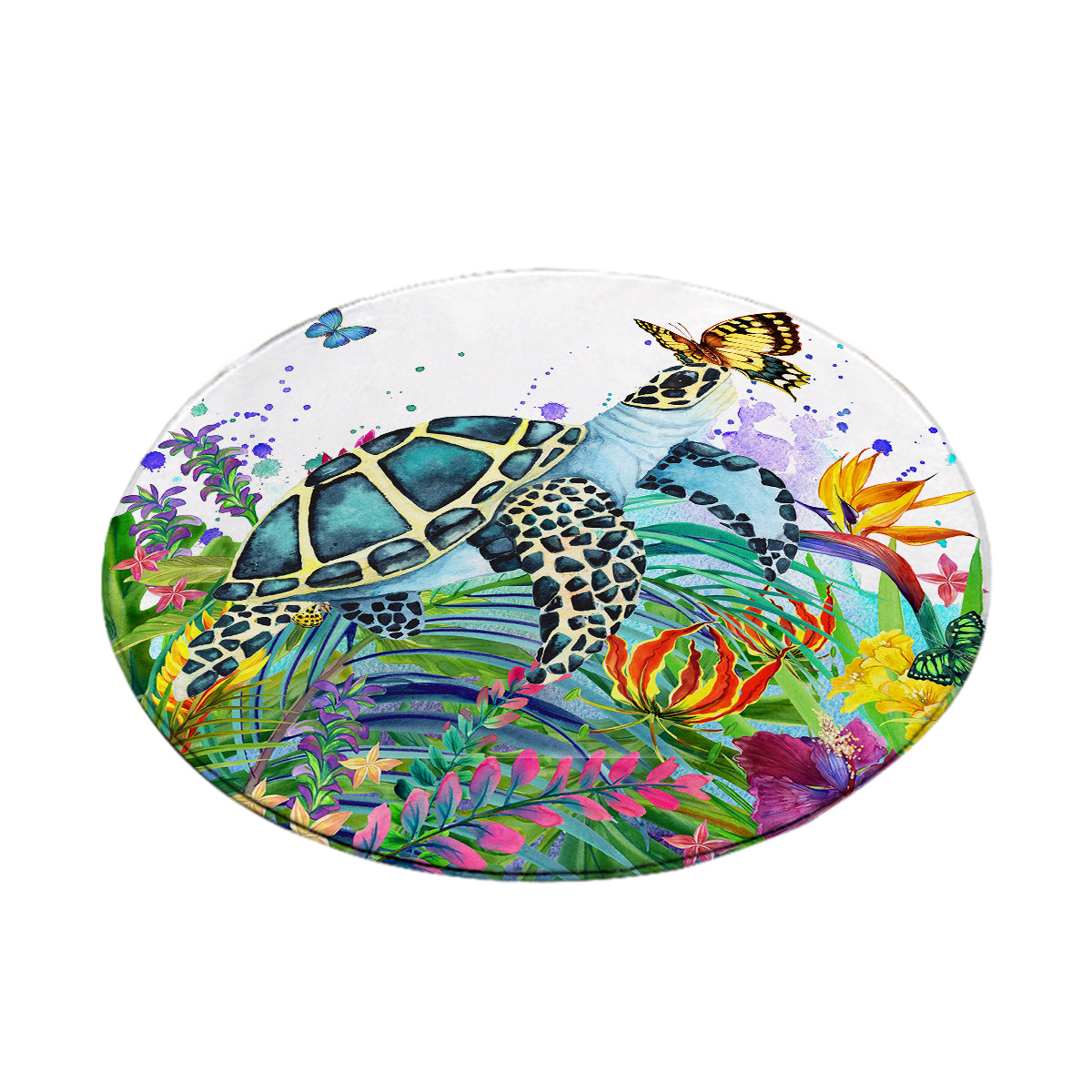Tortuga Bay Round Area Rug