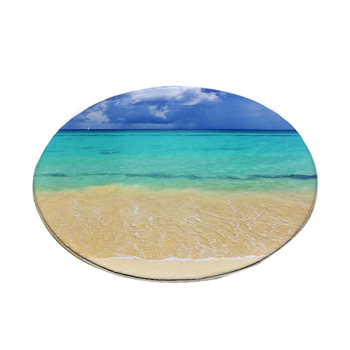 Palm Bay Round Area Rug