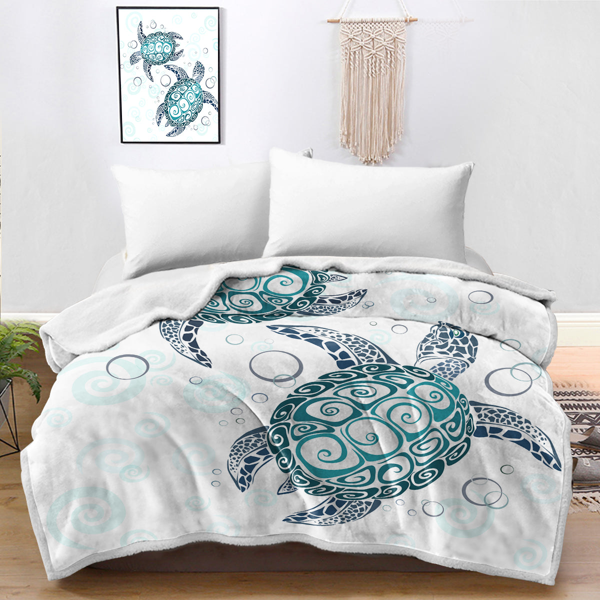 The Original Turtle Twist Bedspread Blanket