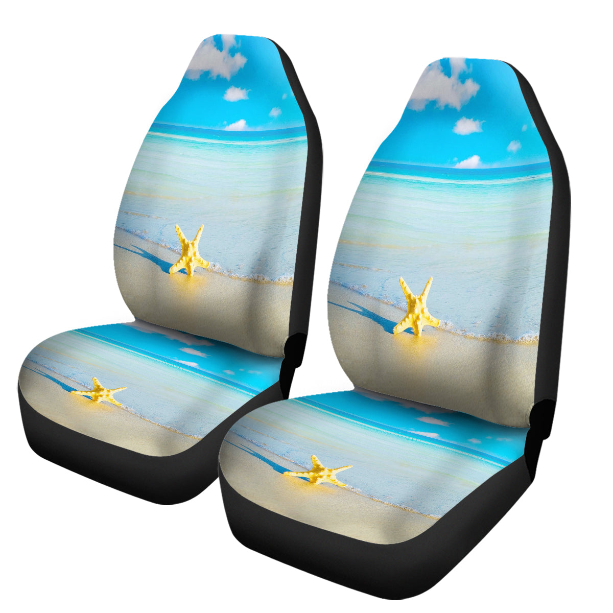 Beach Please Car Seat Cover