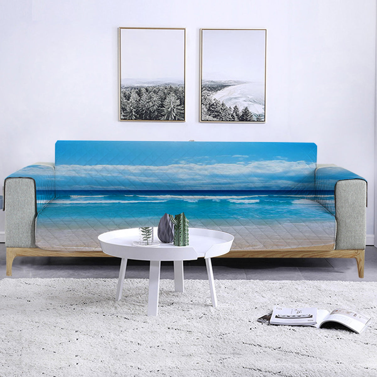 Peace of the Beach Sofa Cover