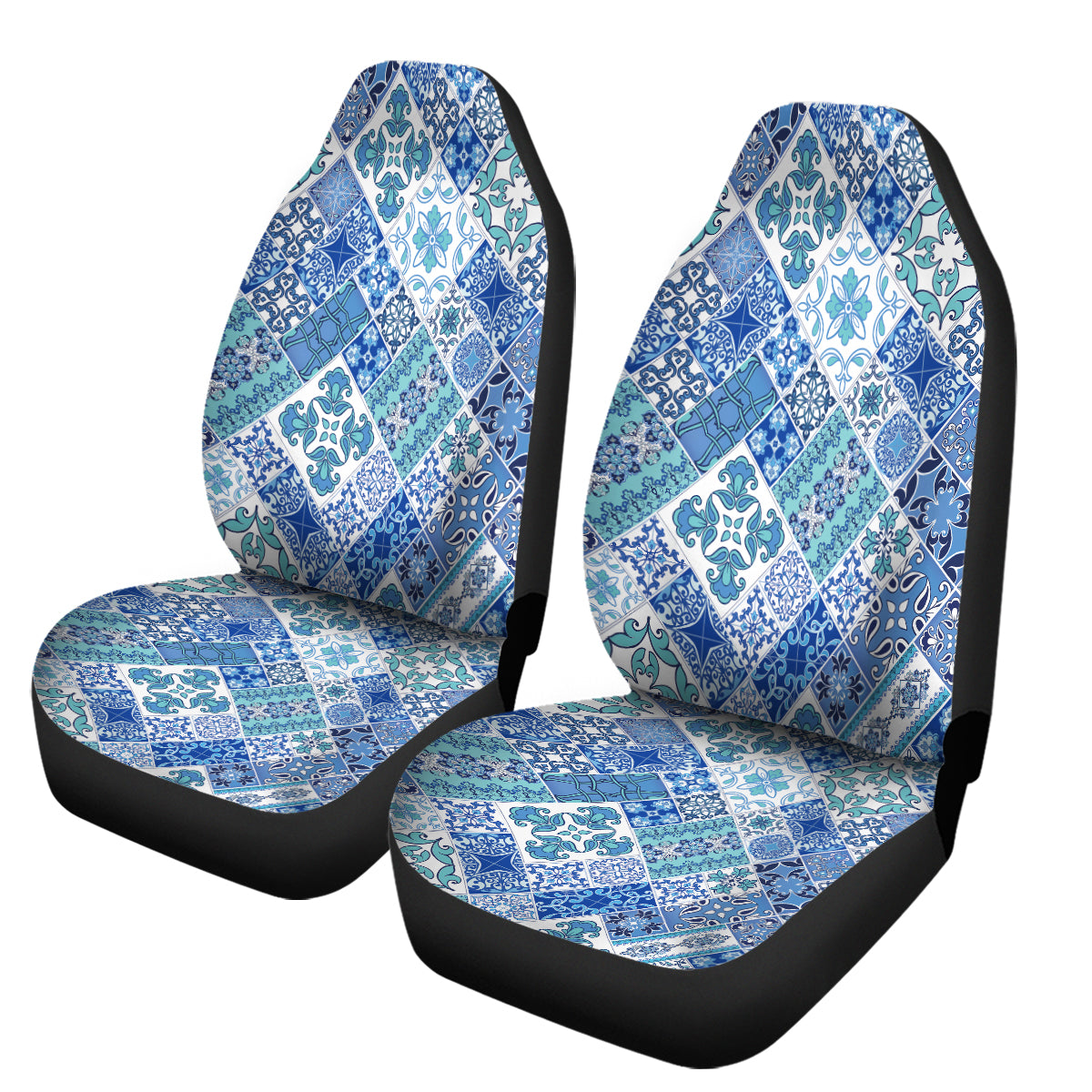 Coastal Mosaic Car Seat Cover