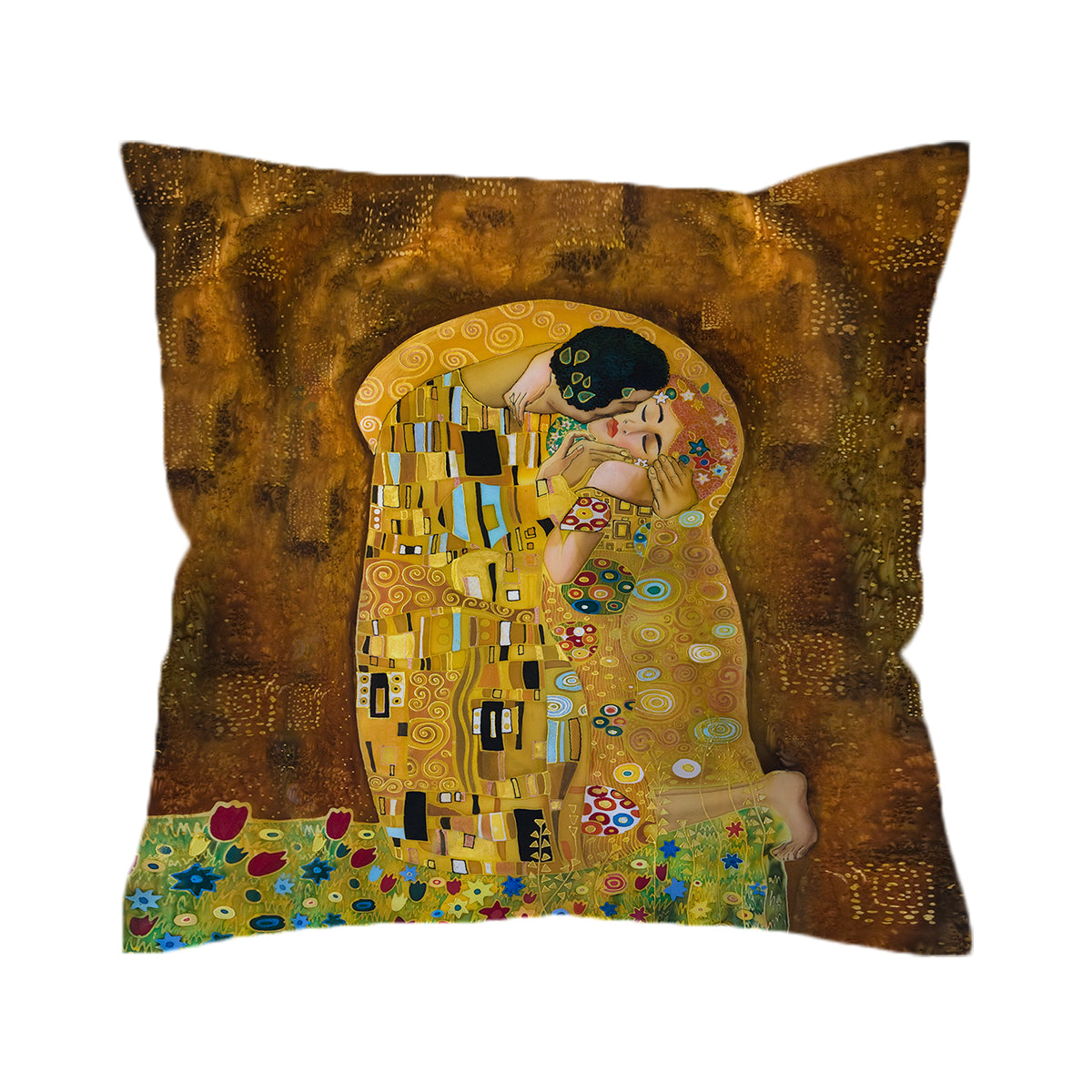 Gustav Klimt's The Kiss Comforter with Shams and Pillow Cover