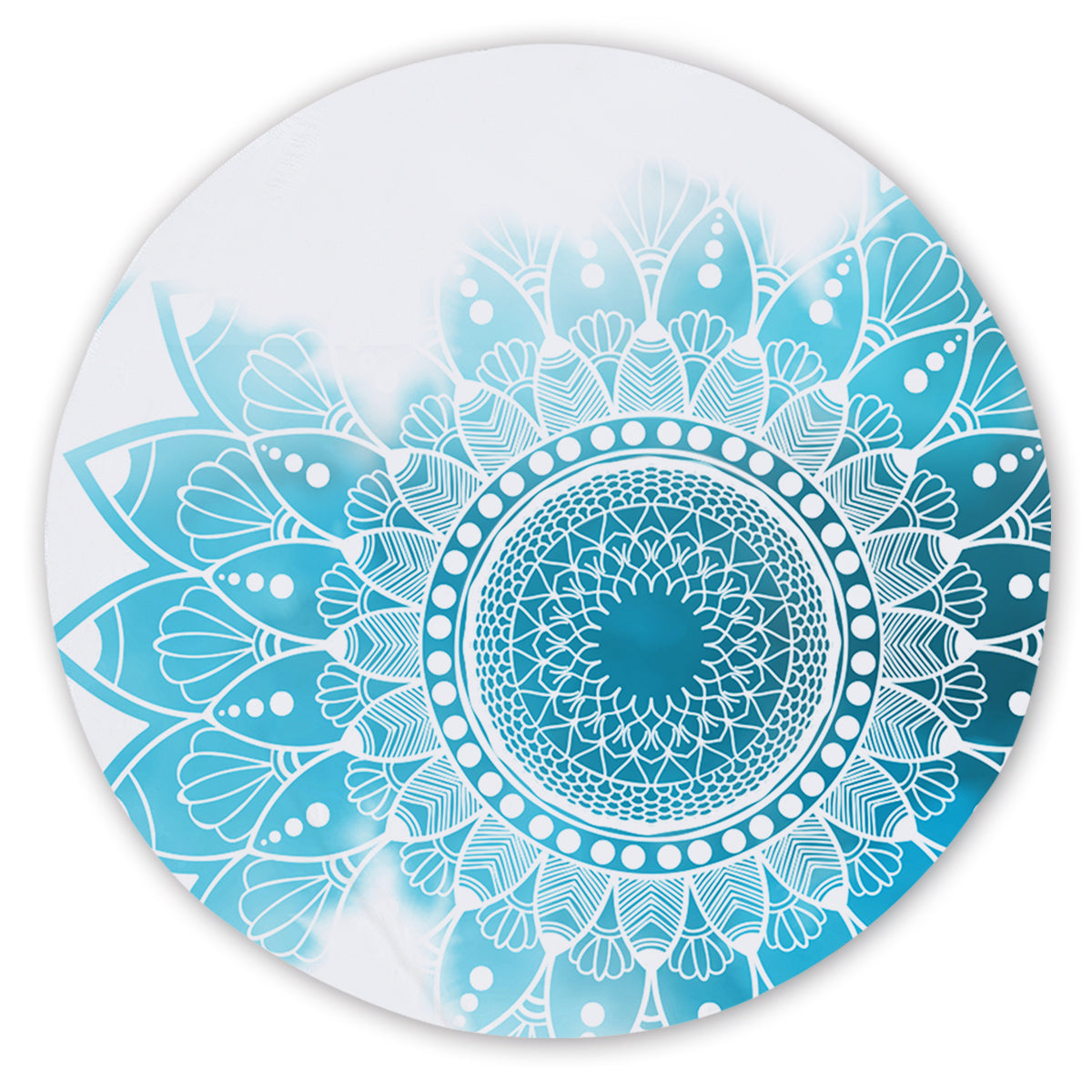 Bohemian Blues Round Sand-Free Towel