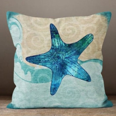 Ocean Sealife Set of 4 Pillow Covers