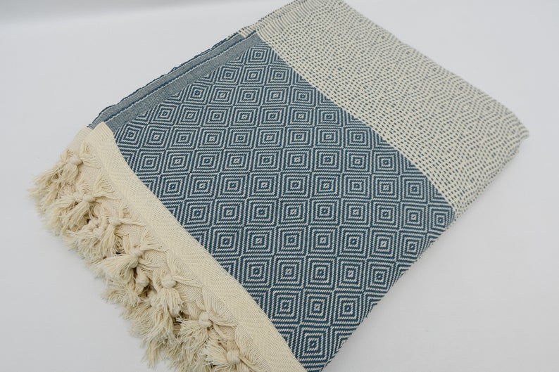 Teal Four Seasons Blanket